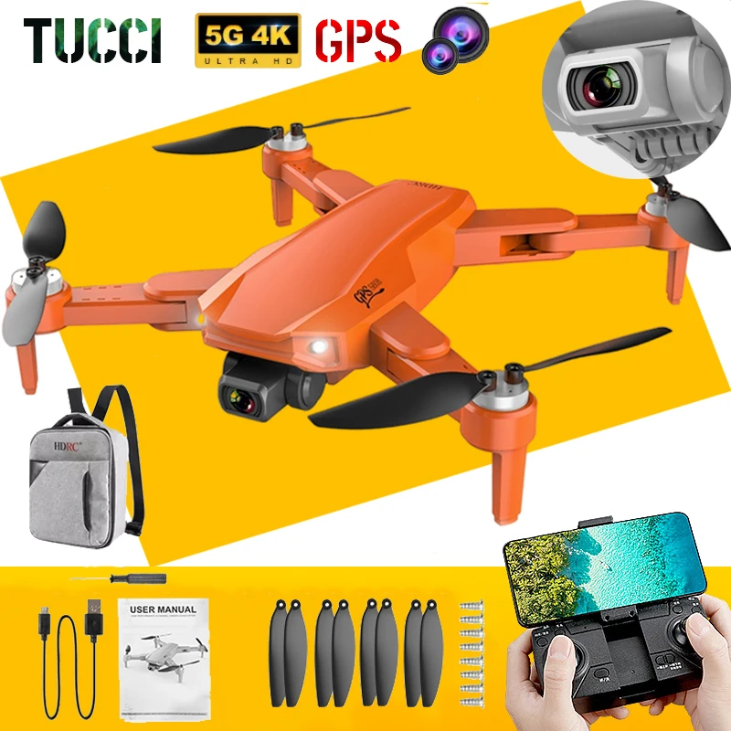 TUCCI GPS дрона с дистанционным управлением 5G 4K Двухъядерный Intel HD Камера