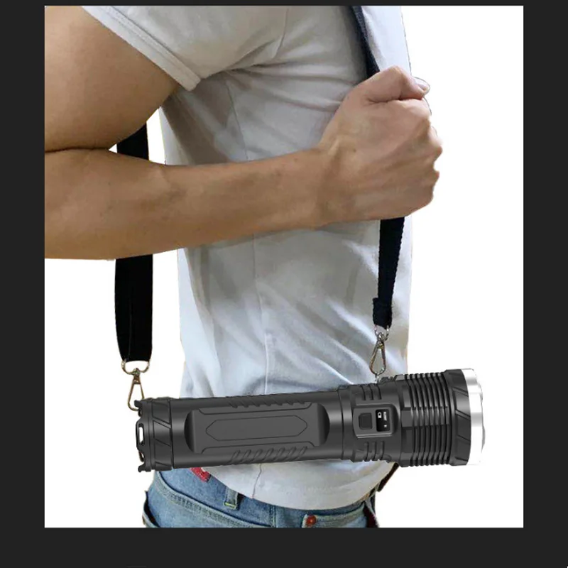 

10000lm Power Torch Zoom Super Bright New 3 * Xhp70 High Power Flashlight Aluminum Alloy Outdoor Waterproof Long battery life
