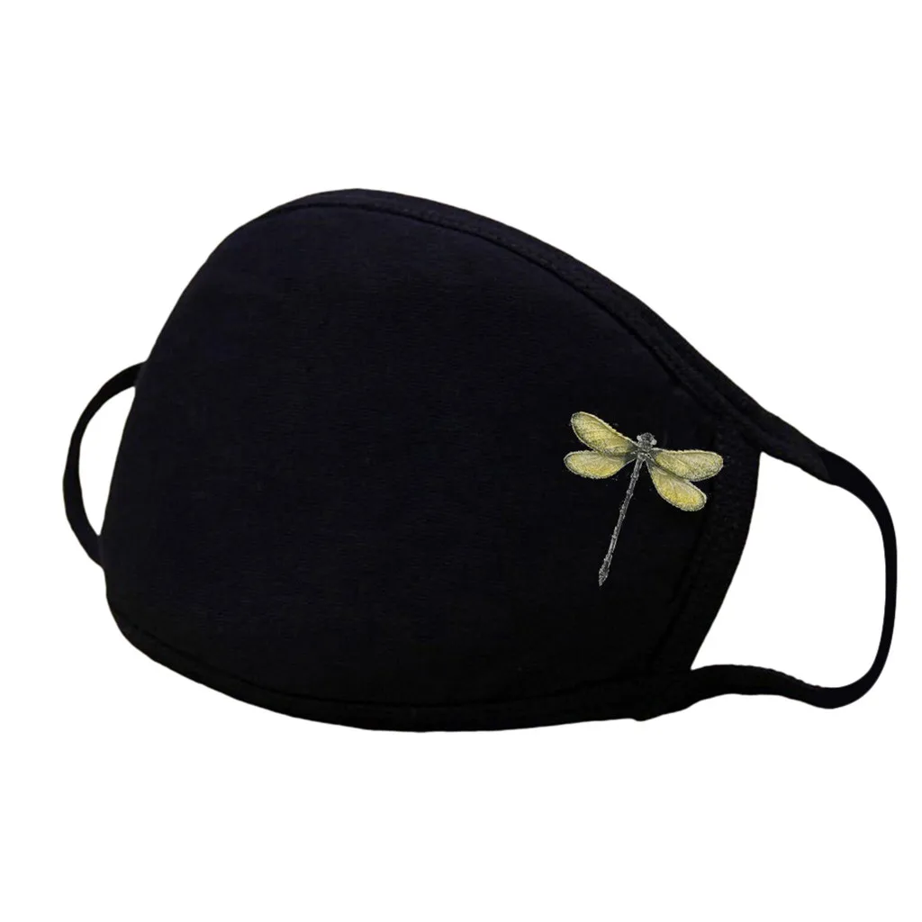 Мультяшный хлопковый респиратор для вечевечерние маски лица Пылезащитная маска