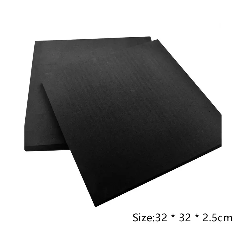 

2 Pieces Of K Sheath Foam Eva Sponge Molding Is Used For Extrusion Of Cutter Sleeve To Produce Protective Sleeve 32x32x1.5cm