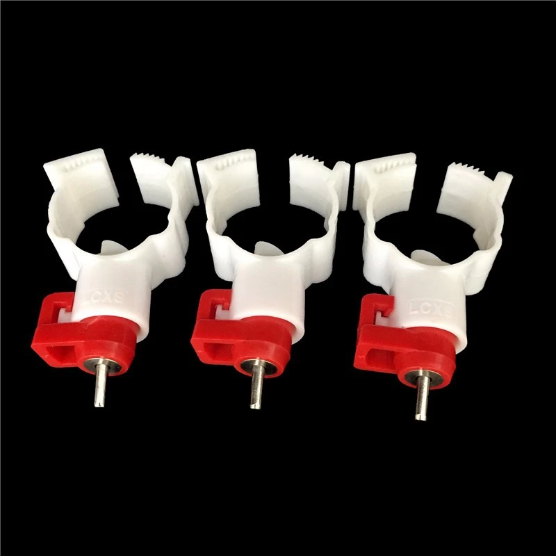 

100X Chicken Nipple Drinkers Bayonet 25Mm Diameter Chicken Tools Farm Equipment Models