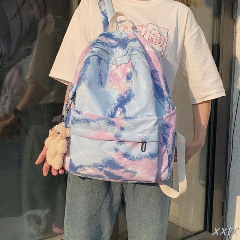 

Рюкзак женский, нейлоновый, разноцветный, школьный, для девочек-подростков