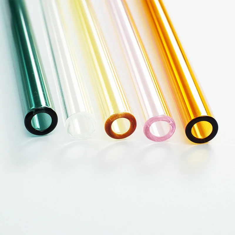 Высокое качество многоразовые из прозрачного стекла соломинка для коктейля