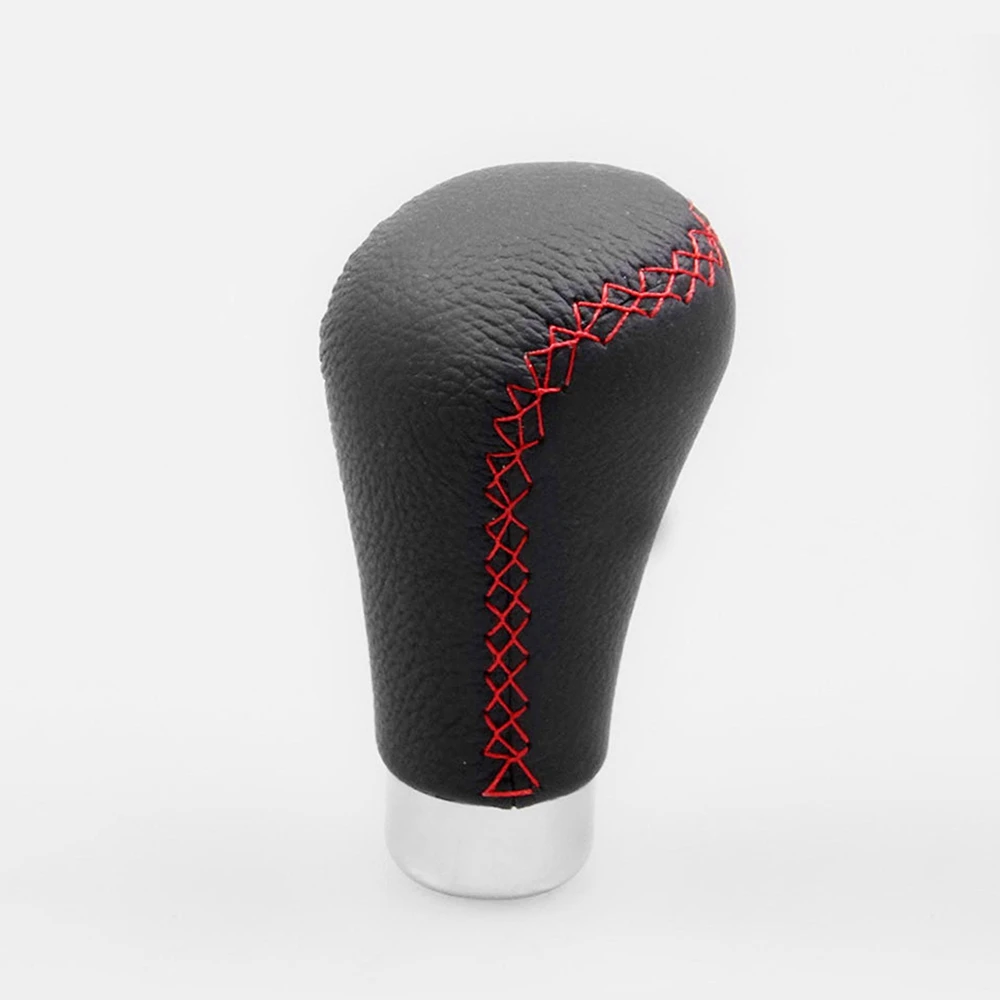 

Hand stitched leather Universal Car Gear Shift Knob Stick Leather Automatic Manual Shifter Lever Knob Car Styling Accessories