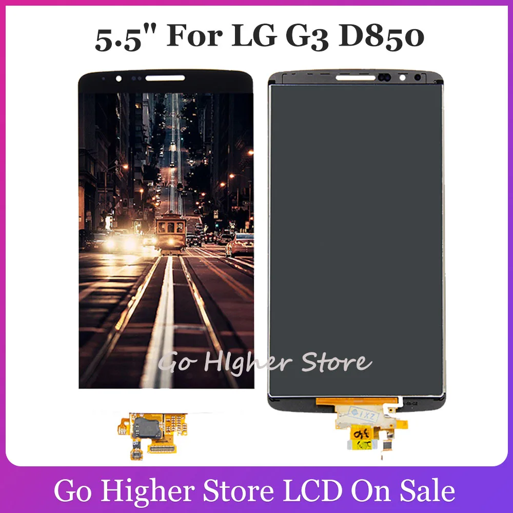5 &quotдля LG G3 D850 D851 D855 VS985 LS990 ЖК Дисплей кодирующий преобразователь сенсорного