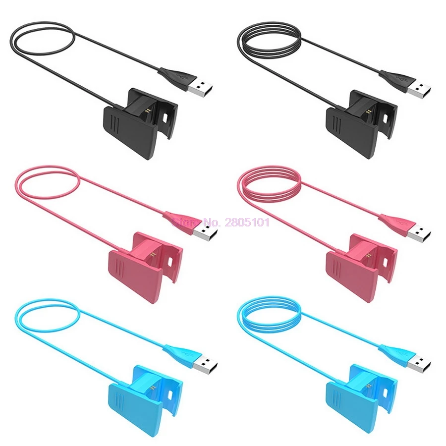 

200pcs For Smart Watch USB Charger Charging Cable cord with Standard USB ports for Fitbit Charge 2 wireless band