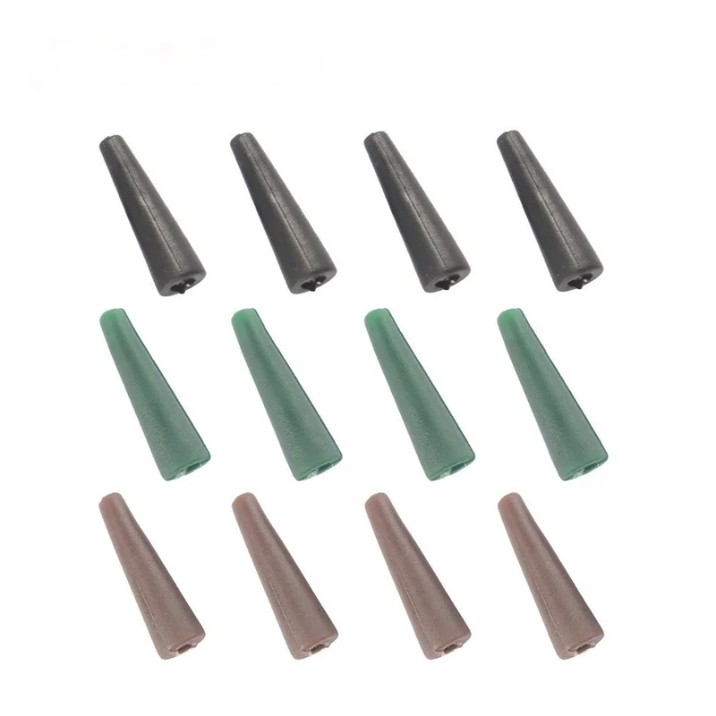 

10 Pcs Carp Fishing Tail Rubbers Heavy Duty Lead Clip Sheath Tube Carp Rigs Sleeve Carp Fishing Tackle Accessories