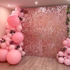 Розовая Золотая занавеска декор для свадьбы мерцающий фон на стену фольгированная занавеска для дня рождения Декорации для детского душа