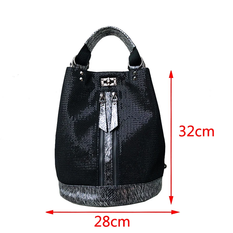 

Glitter Sequin Mesh Paillette Ita Backpack Women High Quality Netting Sparkle Lock School Bag Female Shoulder Bag Drop Shipping