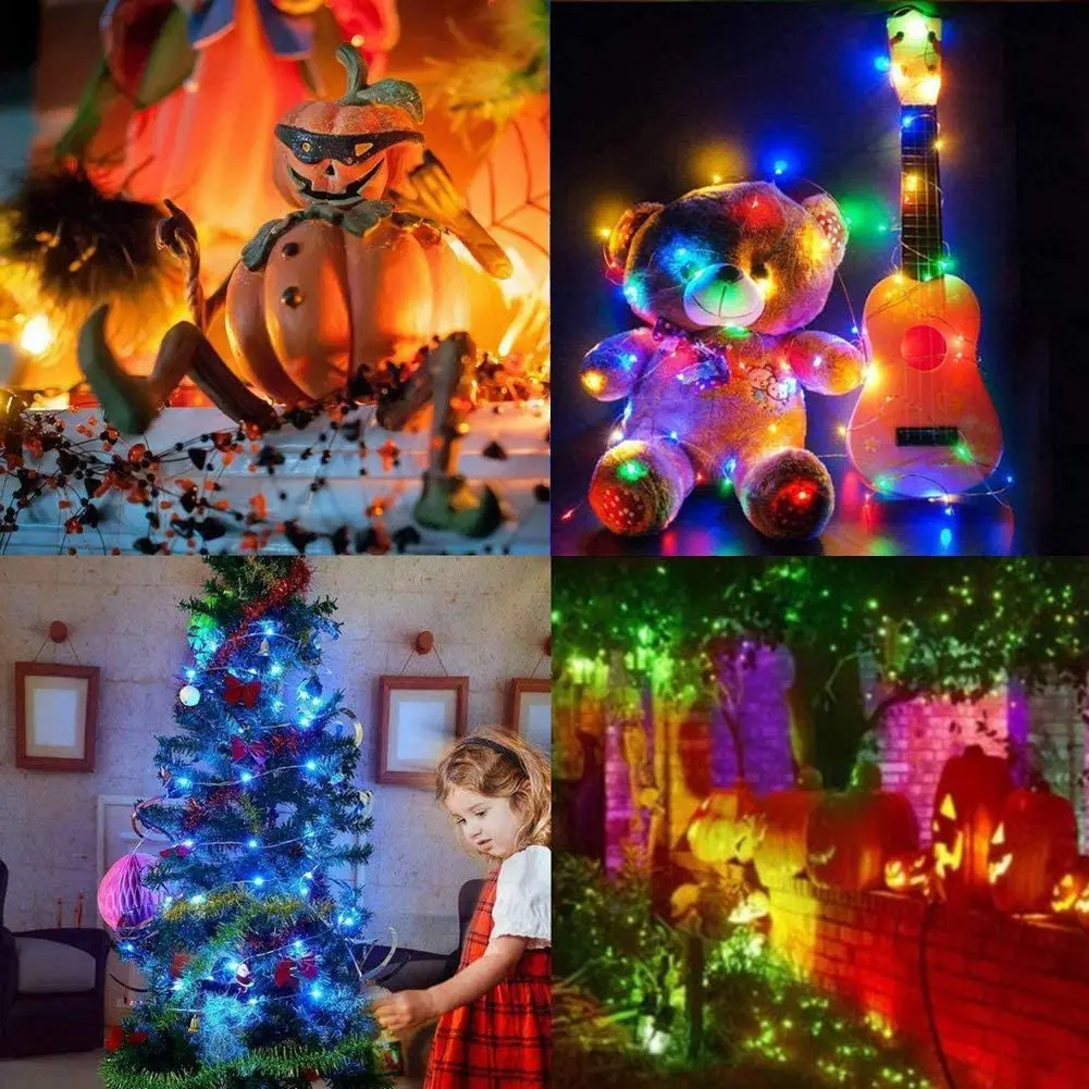 Светодиодная лампа гирлянда 10 м 100 светодиодов|Праздничное освещение| |