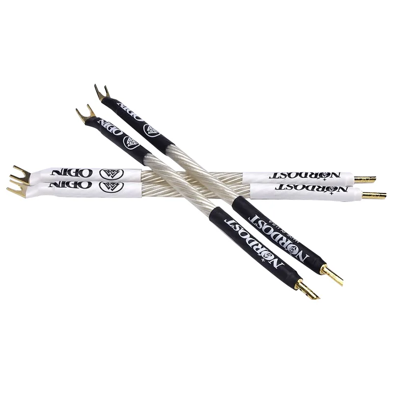 

4 шт., аудио-кабель для динамиков Nordost ODIN из стерлингового серебра