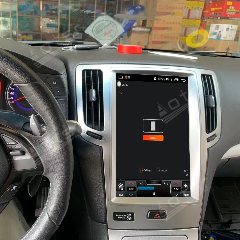 

12.1 inch Android For Infiniti G G25 G37 2007 2008-2013 Car Multimedia Radio Player Stereo GPS Navi Auto Audio Head Unit No 2din