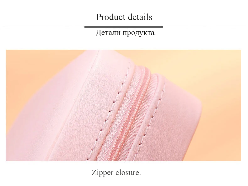 

PU leather Storage Box for earrings ring necklaces for jewelry Portable organizer for jewelry Travel jewelry case