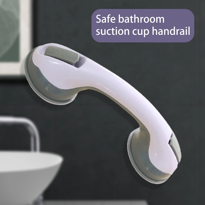 

Wall Mounted Suction Cup Armrest Powerful Wall Type Bathroom Bathtub Handrail Safety Grab Bar Armrest Handle for Old Man