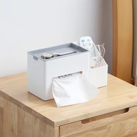 tissue box desktop container seal baby wipes paper storage box household plastic dust proof with lid home makeup brush case