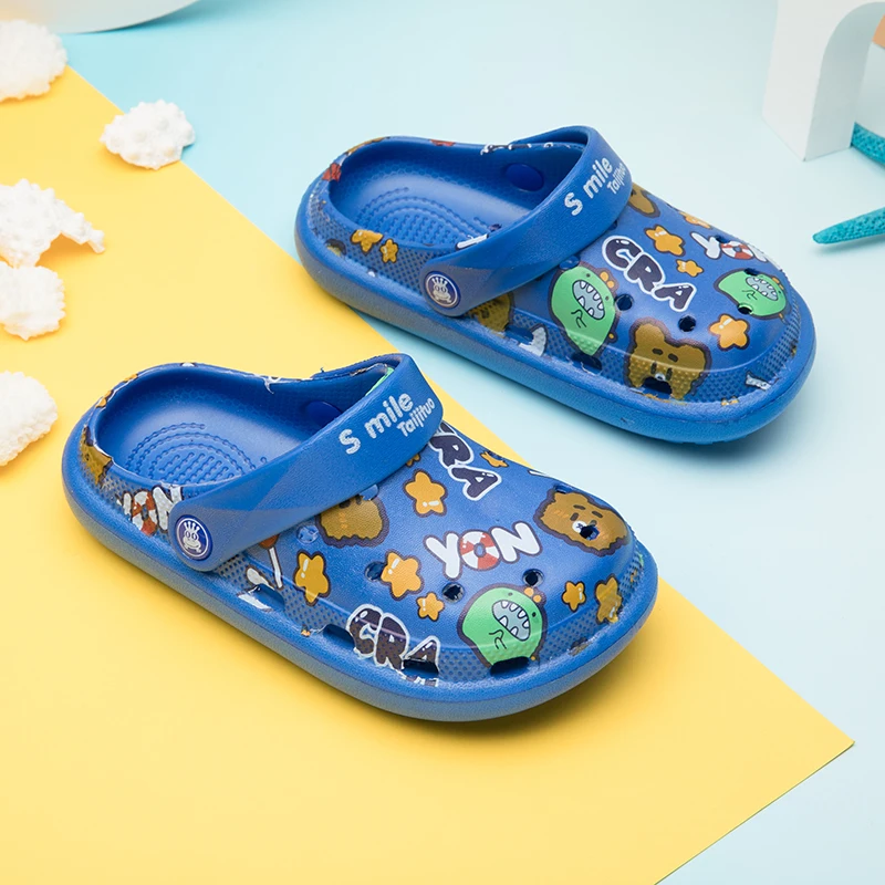 

Fashion New Boy Girl Beach Slippers Children Sandals Summer Cartoon Kids Shoes EVA Resistance Breathable Antislip Baby Sandals
