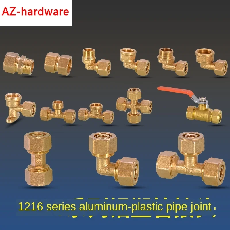 1216 алюминиево пластиковые трубы 1/2IN резьбовое соединение медные фитинги Бытовая