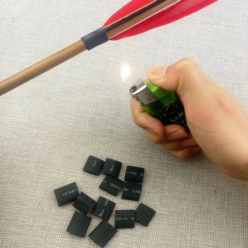 10 метров защитные перья для стрельбы из лука Fletches термоусадочная трубка Стрелы