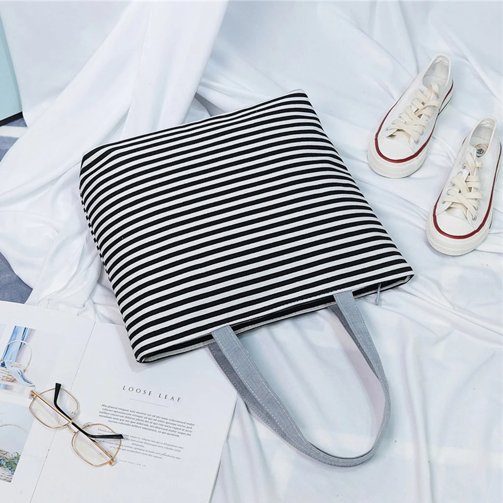 Модная прочная Женская Студенческая Холщовая Сумка-тоут на одно плечо женская