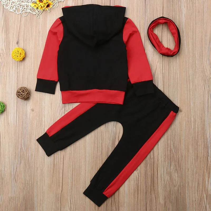 Детская одежда для девочек комплекты одежды маленьких мальчиков со штанами с