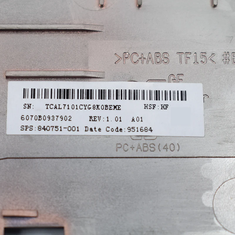 Оригинальный Новый чехол для ноутбука HP Probook 650 G2 655 Palmrest верхний клавиатуры 840751 001