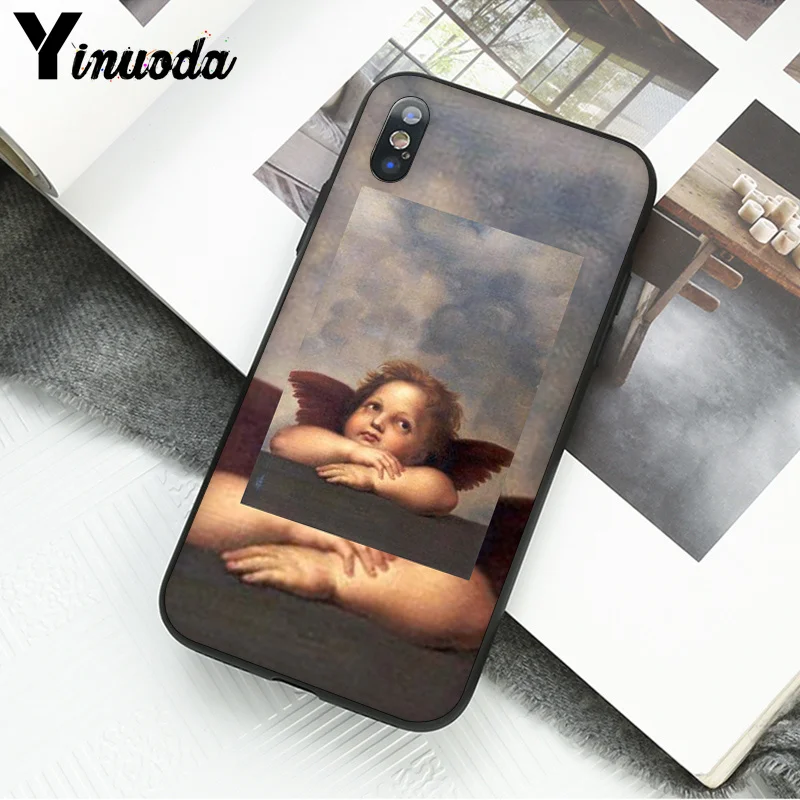 A15 Yinuoda Renaissance angels Cupid эстетика телефон аксессуары чехол для Apple iPhone 8 7 6 6S Plus X XS MAX 5 5S SE XR сотовые телефоны - Цвет: A15