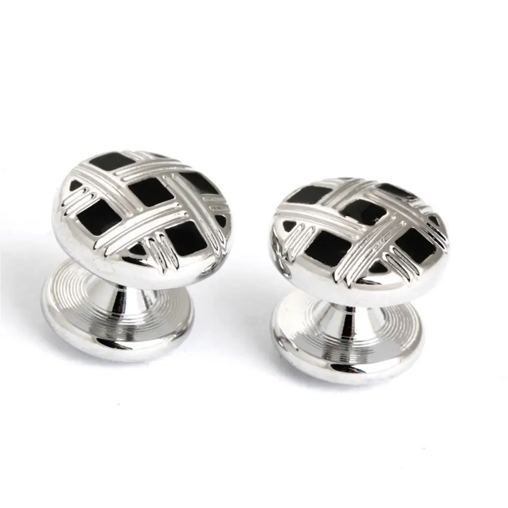 Подарочная коробка круглые эмалевые металлические лучшие мужские запонки для