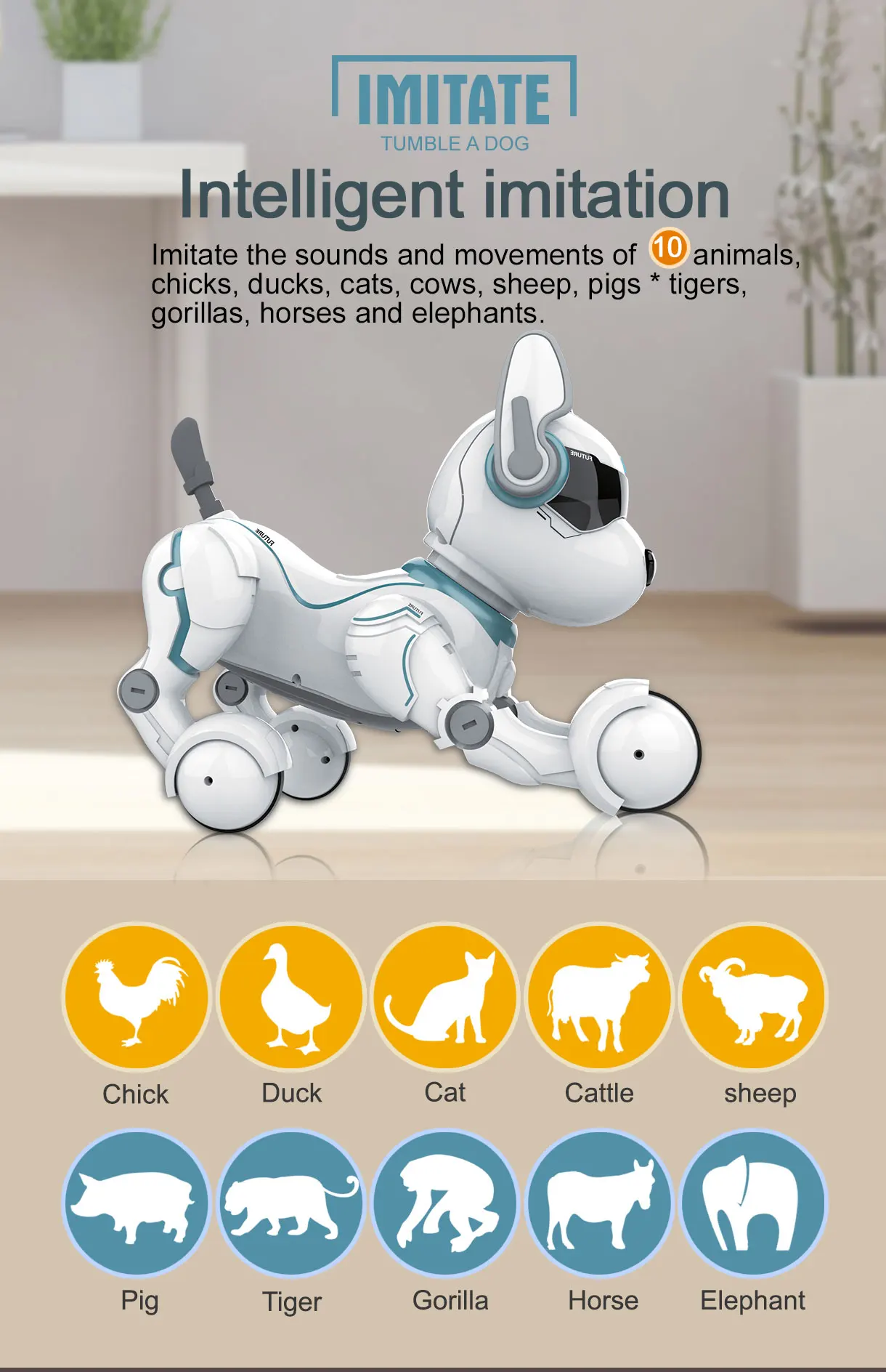 Голосовое управление Leidy Dog животное Робот Игрушки JXD A001 полная функция реалистичные Роботизированные Игрушки Для Собак