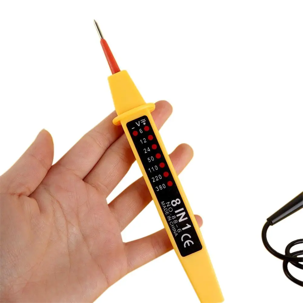 8 в 1 вольтметр тестер напряжения зонд вольт измеритель мощности переменного тока