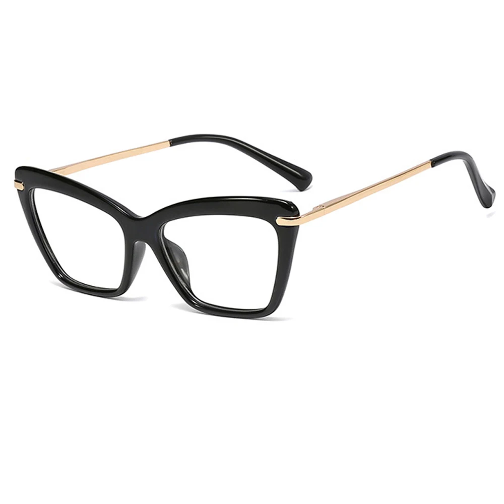 95194 Black Belmon кошачий глаз очки оправа женские очки для работы за компьютером рецептурная оптика для женщин очки с прозрачными линзами оправа 95194 - Цвет оправы: 95194 Black