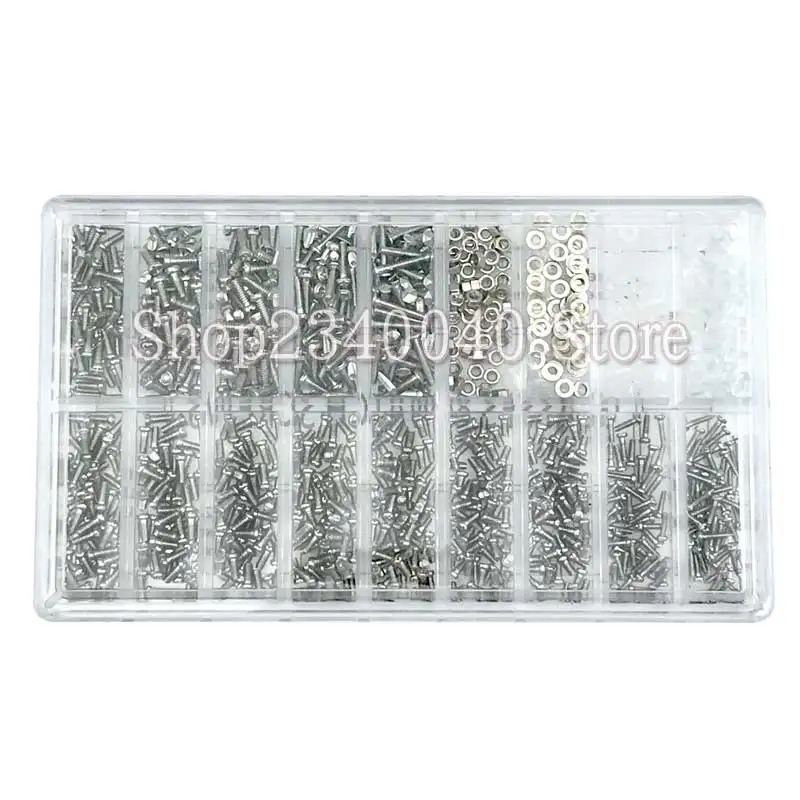 1000 шт./компл. микро-винт из нержавеющей стали для солнцезащитных очков часов