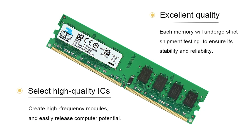 DDR2 2 Гб 667 МГц 800 1,8 V модуль памяти DIMM для компьютера оперативная память
