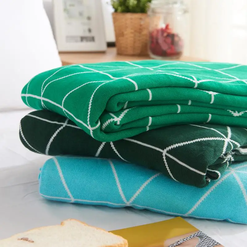 

Cotton Modern Tassels Blanket Luxury European Style Polyester Blankets Geometric Sofa Soft Beds Koce Narzuty Home Decor EK50GT