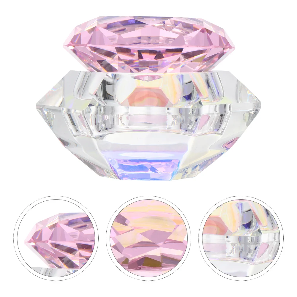 

1pc Crystal Cup for Nail Polish Nail Styling Tool Octagon Cup for Nail Liquid