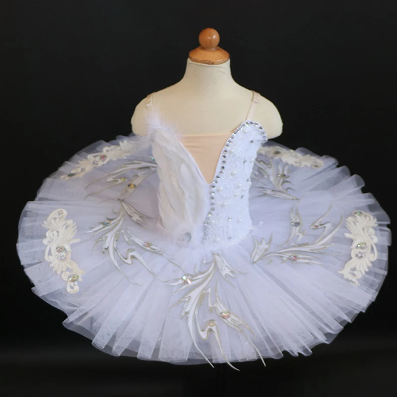

White Ballet Tutu Skirt Ballet Dress Children's Swan Lake Costume Kids Belly Dance Costumes Stage Professional for girl /women