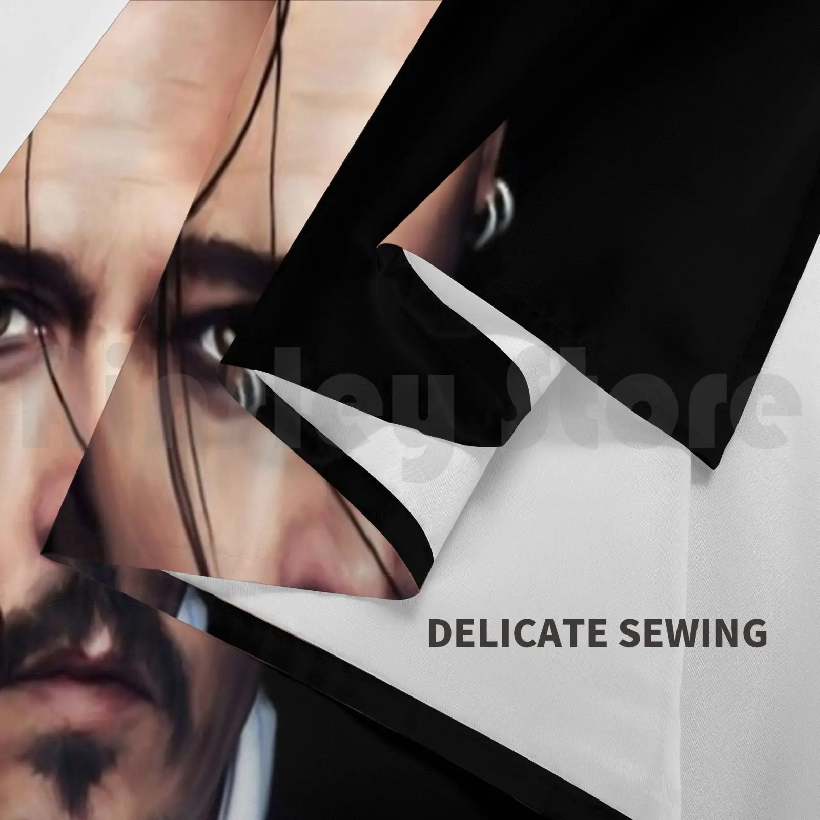 Гобелен Джонни Депп гобелен для гостиной спальни портрет Фанарт