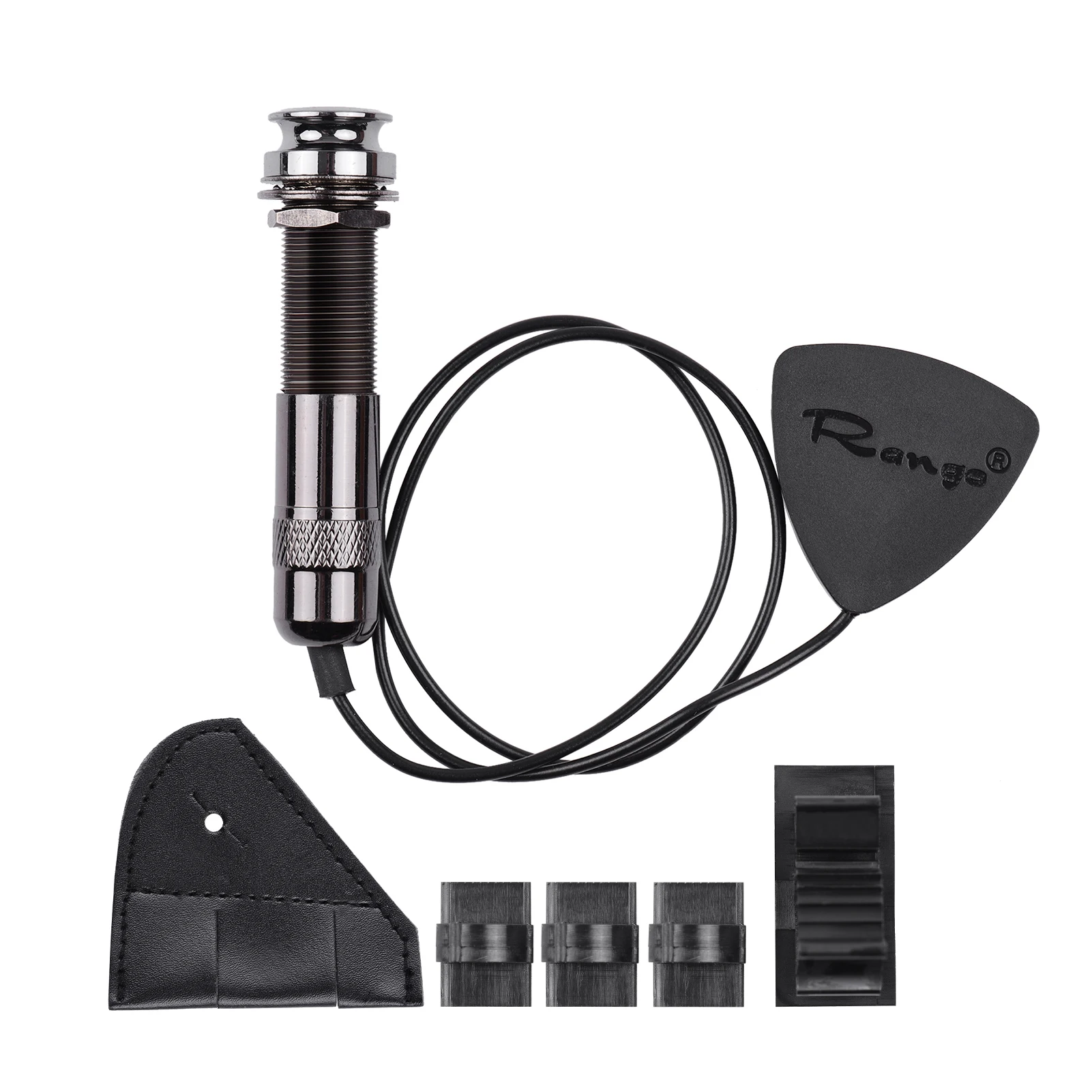 

Range RGT-XI Self-adhesive Guitar Pickup Transducer 6.35mm Output Jack for Classical Guitar