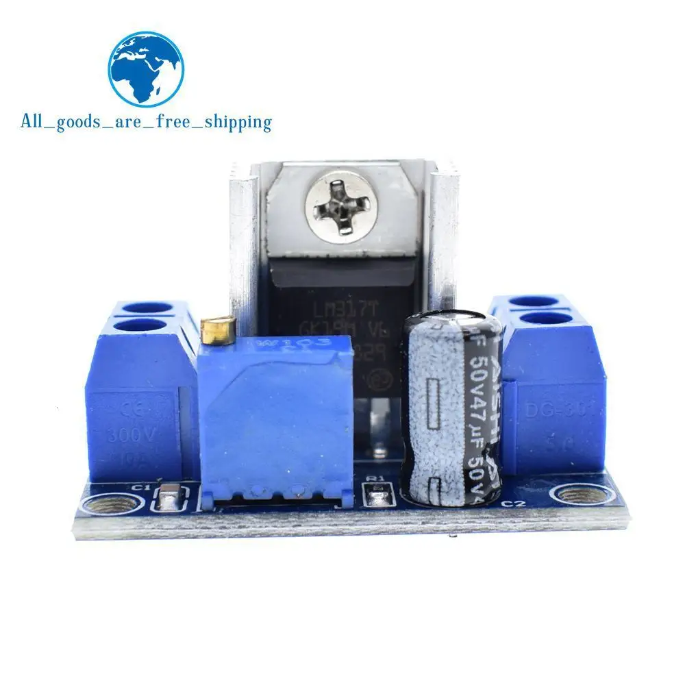TZT LM317 DC-DC понижающий преобразователь модуль линейной платы LM317 регулируемый регулятор напряжения источник питания