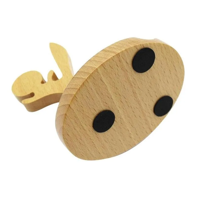 

For Samsung for Xiaomi Wooden Funny Cellphone Holder Stand Bracket for Iphone Smart Phones Portable Desktop Phone Holder