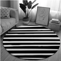 fashion or geometric plant round floor mat modern home decoration floor carpet bedroom non slip children play mat chair