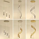 Скандинавская светодиодная Подвесная лампа, железная декоративная лампа для спальни, столовой, коммерческое освещение