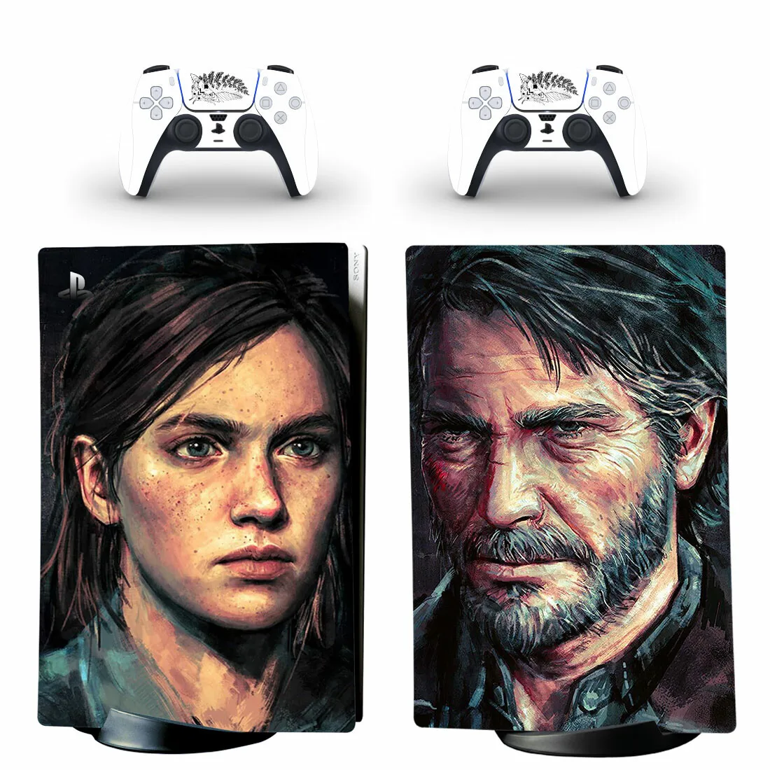 

Стикер для консоли Playstation 5 и 2 контроллера