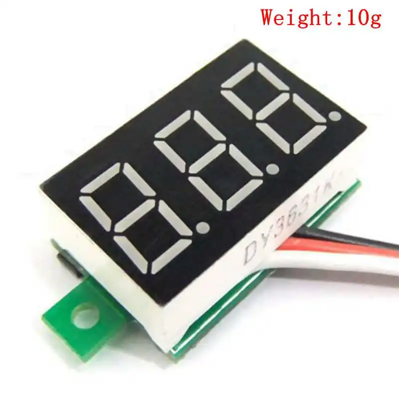 1 шт. цифровой измеритель напряжения тока зарядный счетчик тестер батареи