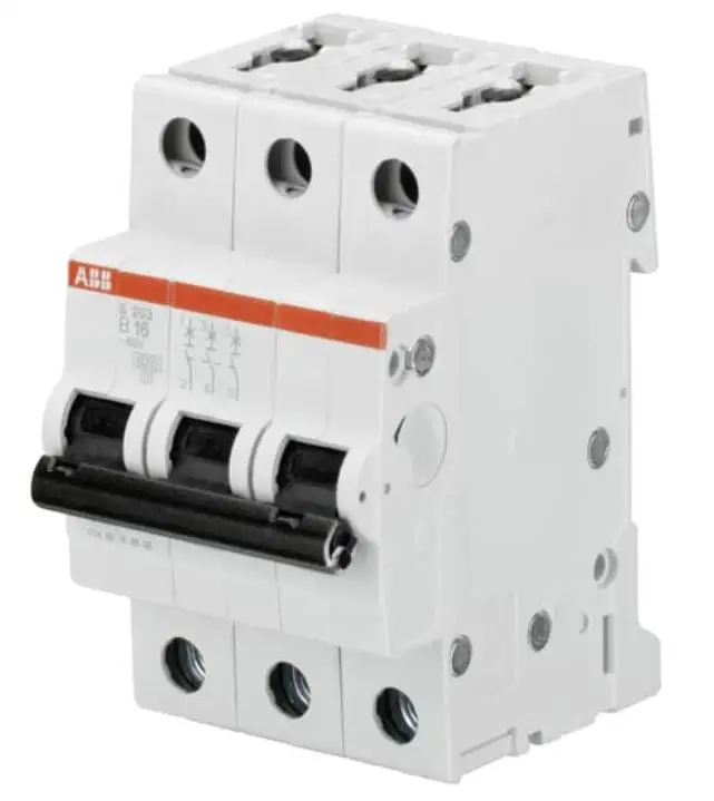 10134536 S203-B2 2CDS 253001 R0025 Миниатюрный автоматический выключатель - S200 3P B 2 A