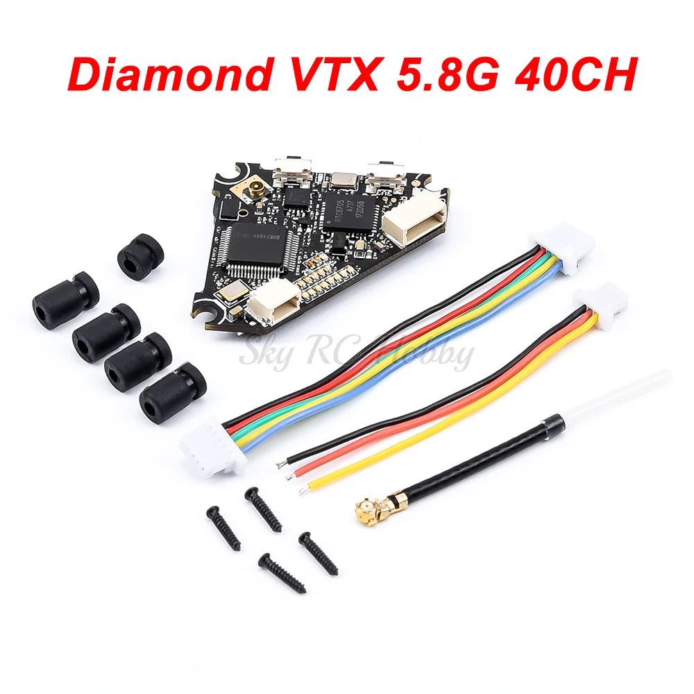 Happymodel Diamond VTX 5 8G 40CH 25 МВт 200 мВт переключаемый DVR для Runcam Nano2 Mobula7 Reddevil Trashcan RC FPV