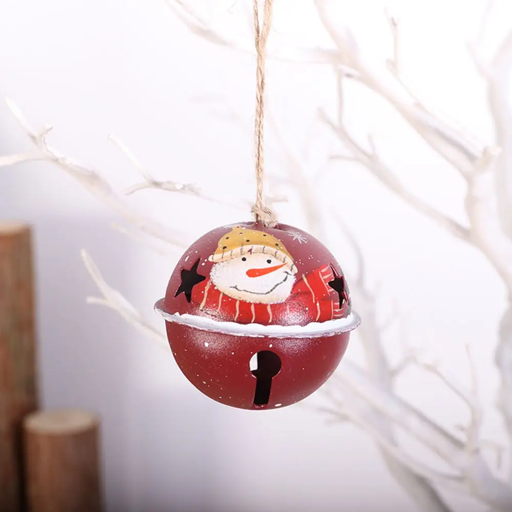 1 шт. Новый рождественский подвесной Колокольчик в виде Санта-Клауса | Дом и сад