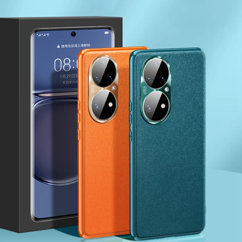 Роскошный кожаный чехол для Huawei P30 P40 P50 Nova 7i 7 SE 8 Pro матовый телефона Honor 50 View 30 Magic 3