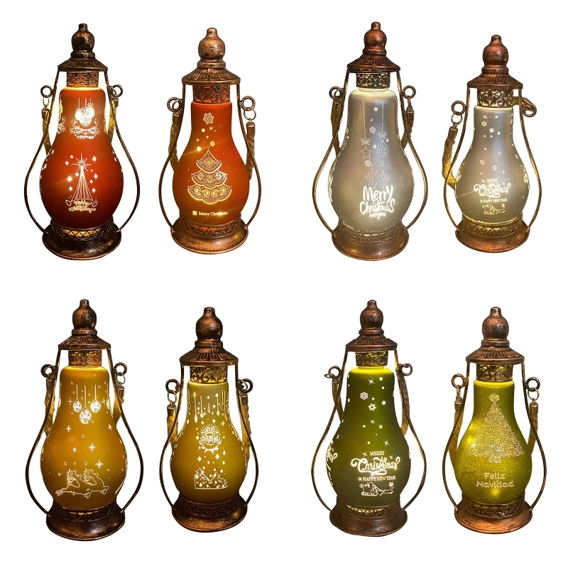 Рождественская масляная лампа светодиодный световой портативный фонарь