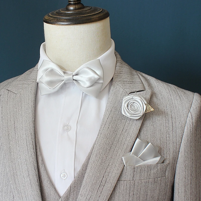 Бесплатная доставка Мужской Новый галстук бабочка для шафера Свадебный бант