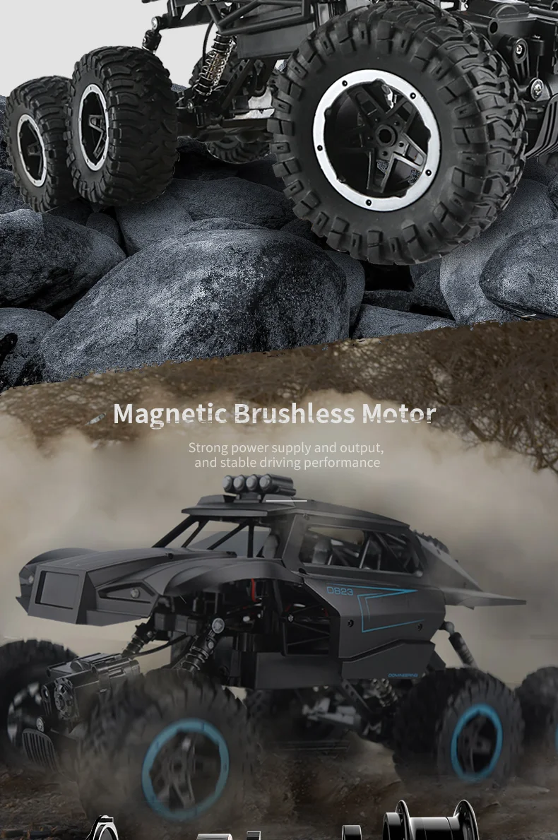 JJRC Q51A/B/C/D/E 1:12 RC автомобиль 2,4G 6WD Электрический вездеход внедорожный Рок Гусеничный альпинистская машинка багги на ДУ RTR